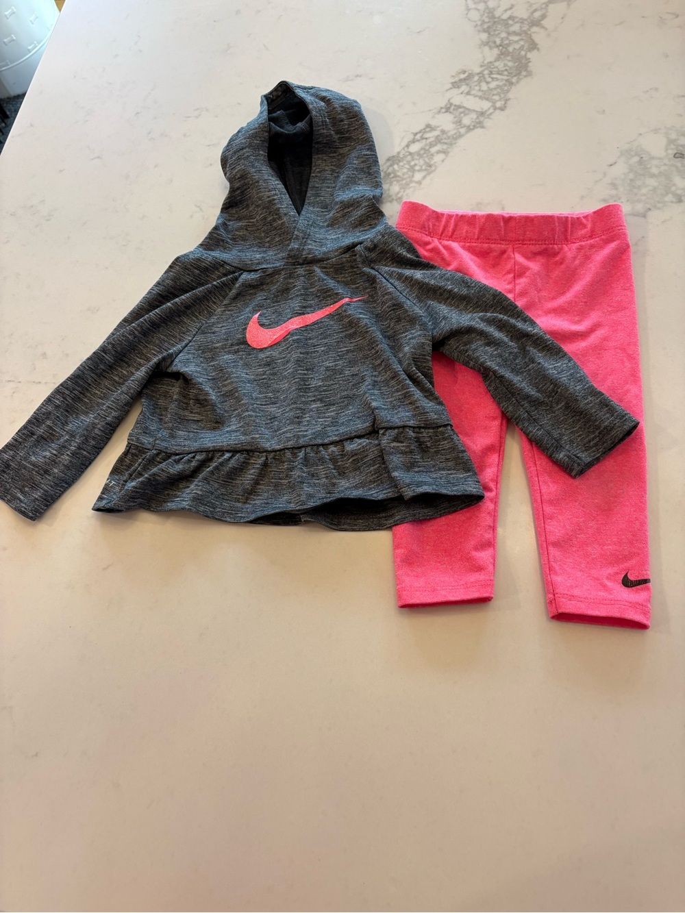 Nike Gray Dri-FIT Infant Hooded Pullover